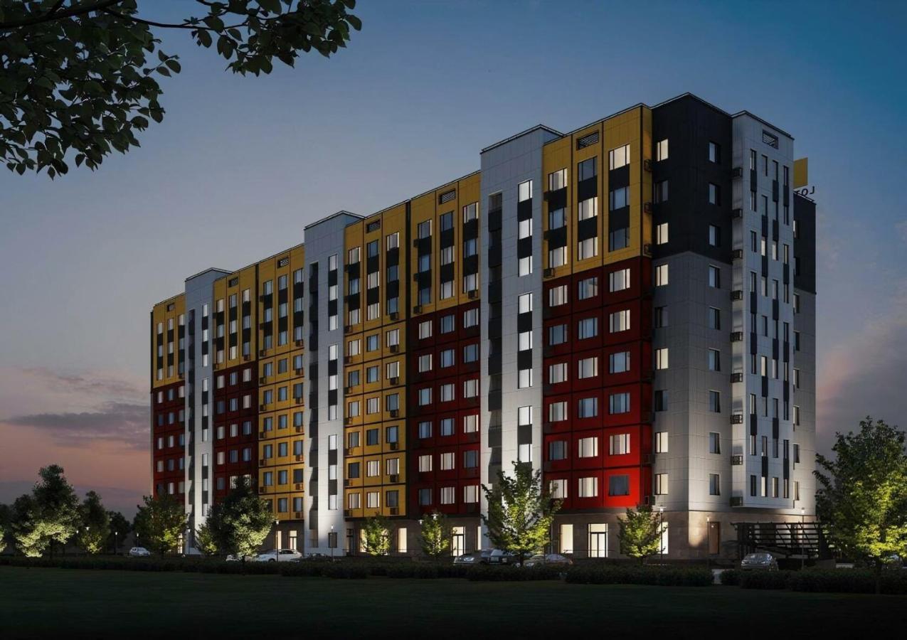 Уютная Квартира-Студия Жк Lotus Terrace Apartment Almaty Bagian luar foto